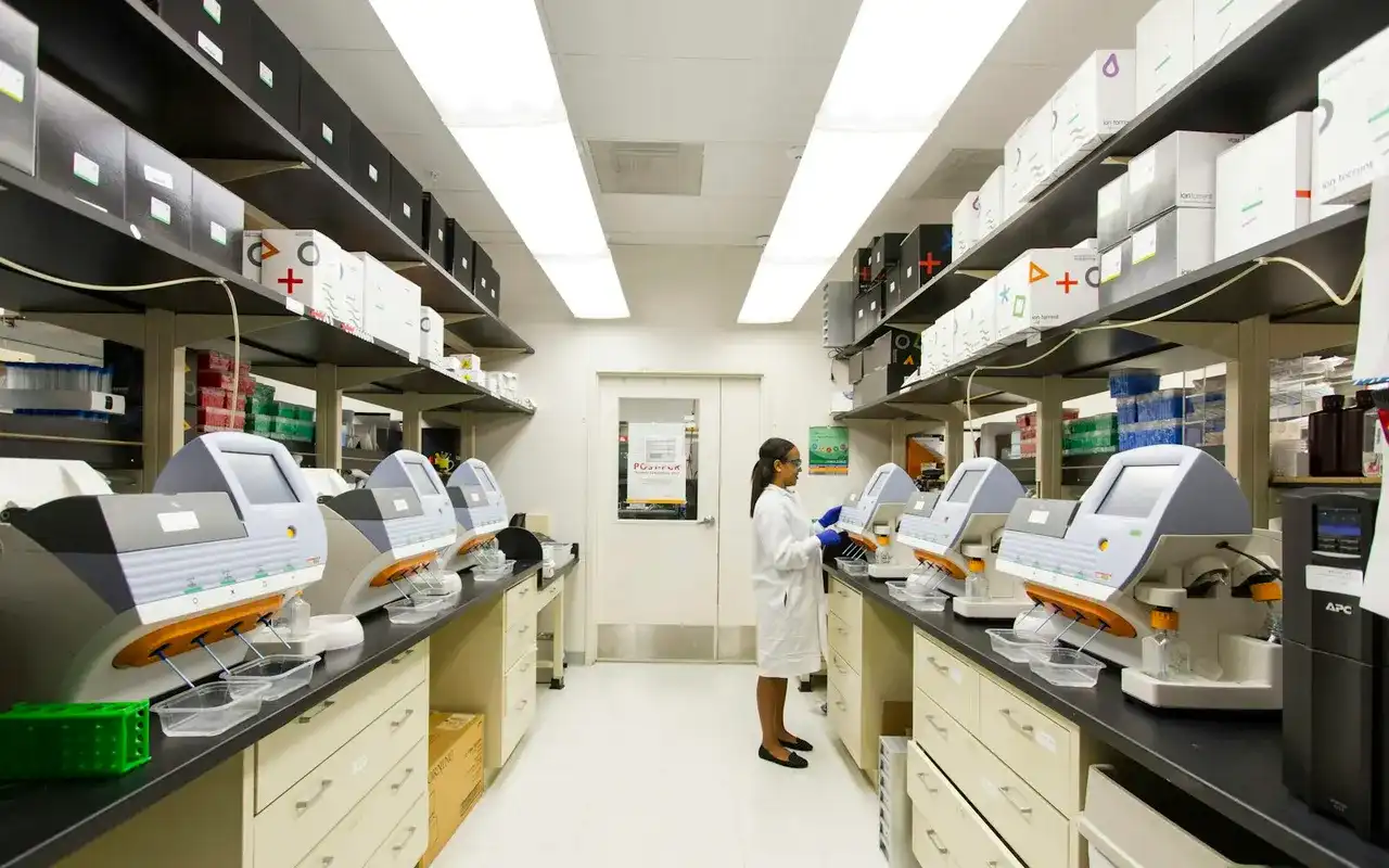 Screenshot of the Genetics Diagnostics Lab application or website